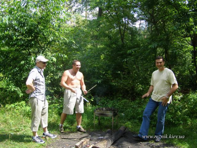 На шашлыках