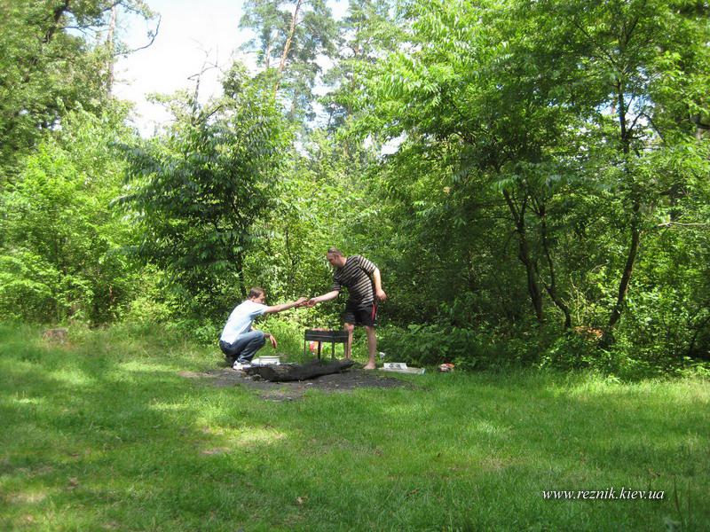 На шашлыках