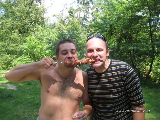 На шашлыках