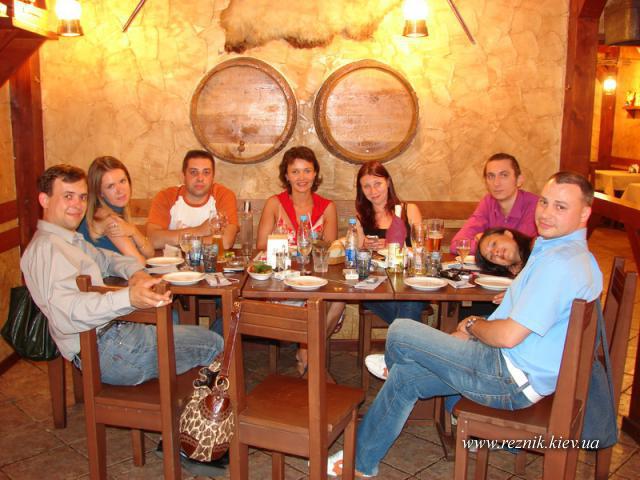 В ресторане