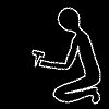 Забивание гвоздей головой (анимированный GIF) (100x100)