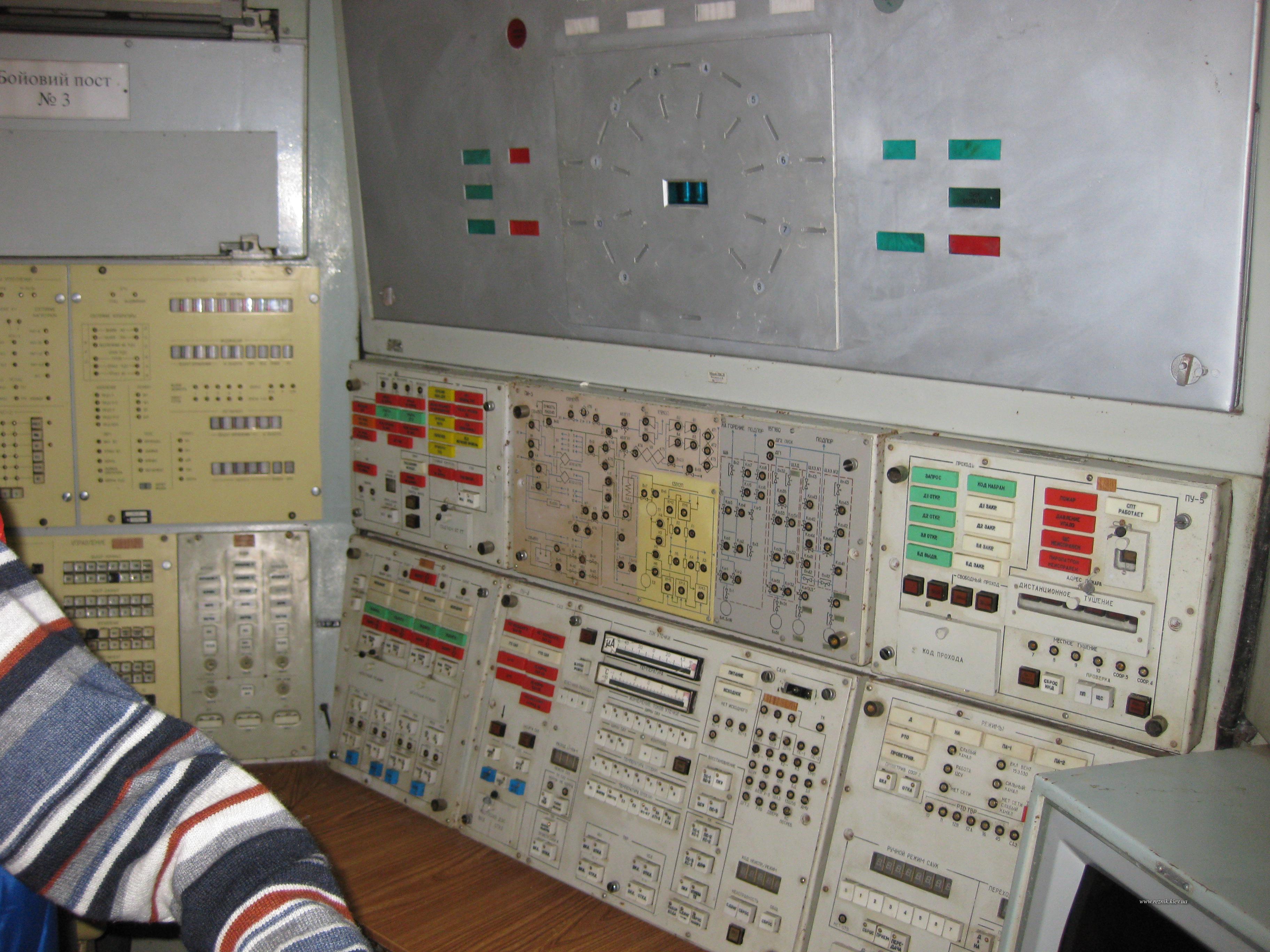 Пульт управления пусковыми установками