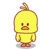 Танцующий гусенок/утенок/цыпленок (анимированный 100x100)