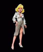 Девушка (анимированный GIF)(297x359)